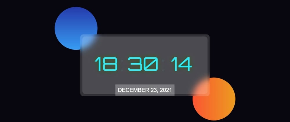 Cover image for Simple Digital Clock with Date using JavaScript