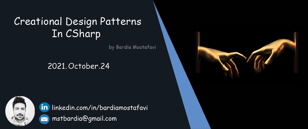 Cover image for Creational Design Patterns In C#