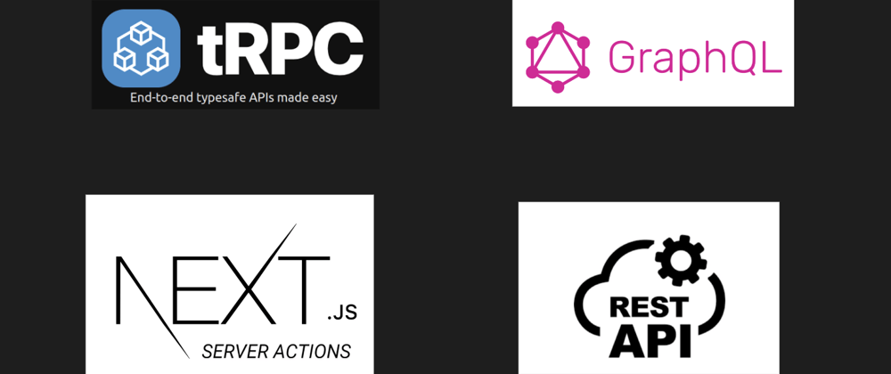 Cover image for Comparison of Server Actions, trpc, GraphQL, and REST