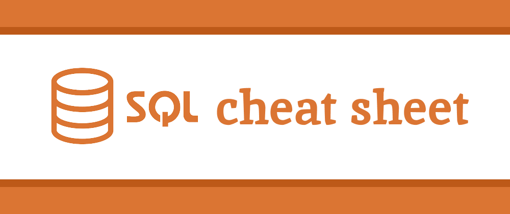 Cover image for SQL cheat sheet/crash course