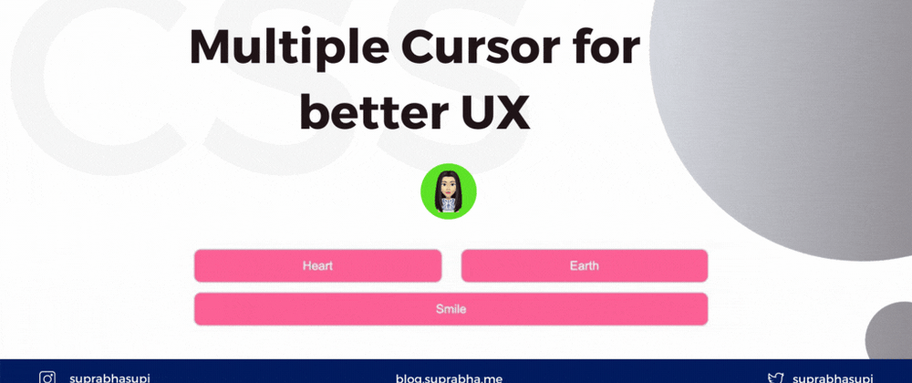 Cover image for Changing Cursor with CSS for better UX