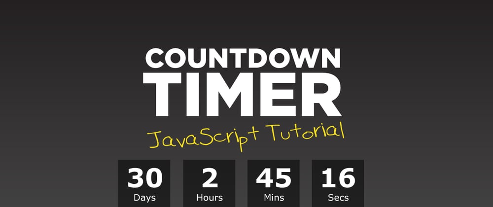 Cover image for Simple Countdown Timer Using JavaScript