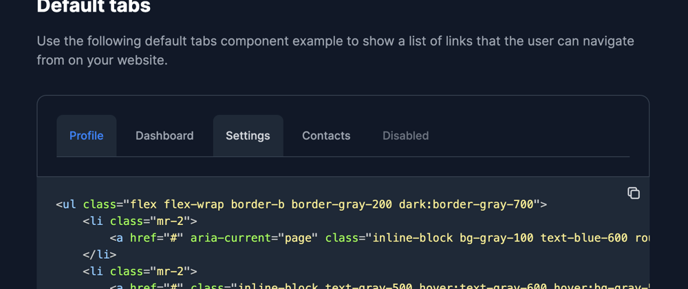Cover image for How to build a Tailwind CSS tabs component