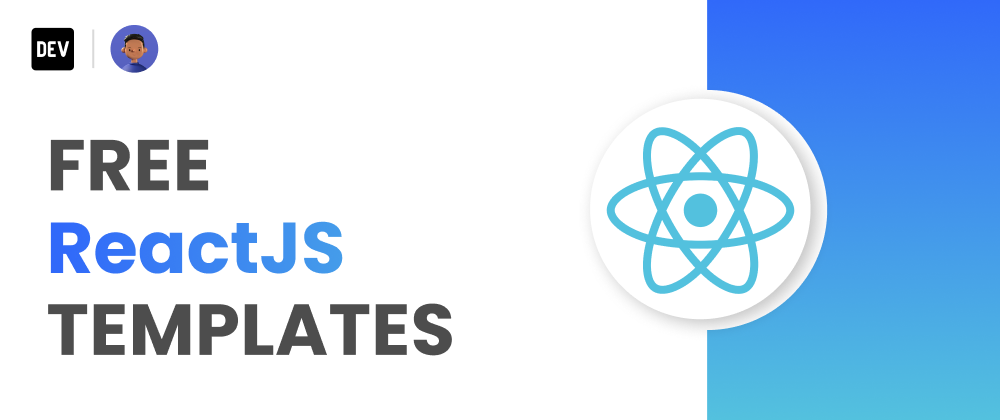 Cover image for 15 Free React  Templates for Your Next Project