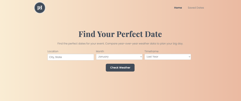 Cover image for Perfect Date: A Javascript and API Project