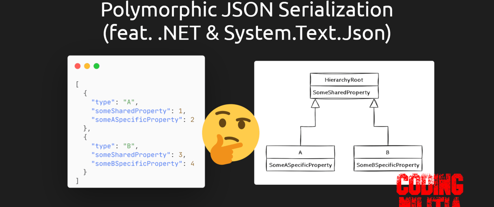 Cover image for [Video] Polymorphic JSON Serialization (feat. .NET & System.Text.Json)