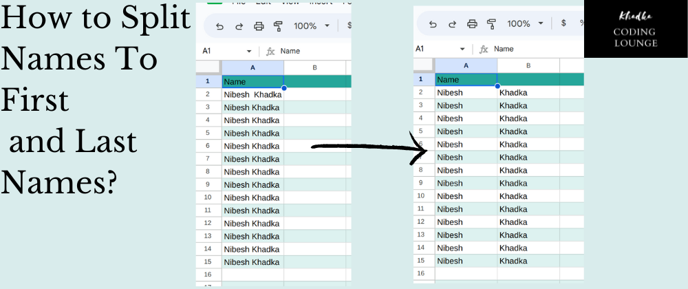 Cover image for Use This Script to Separate The First and Last Names in Spreadsheets?