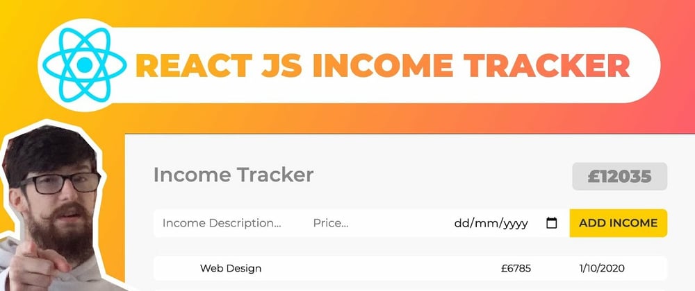Cover image for How to Make Income Tracker in React