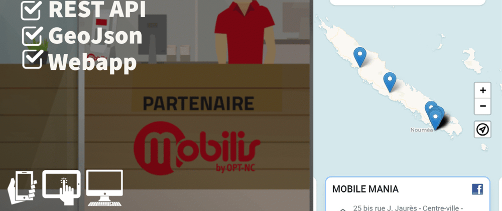 Cover image for 🛍️ Partenaires Mobilis : API, appli responsive 💻📱 & Open Data 🙀