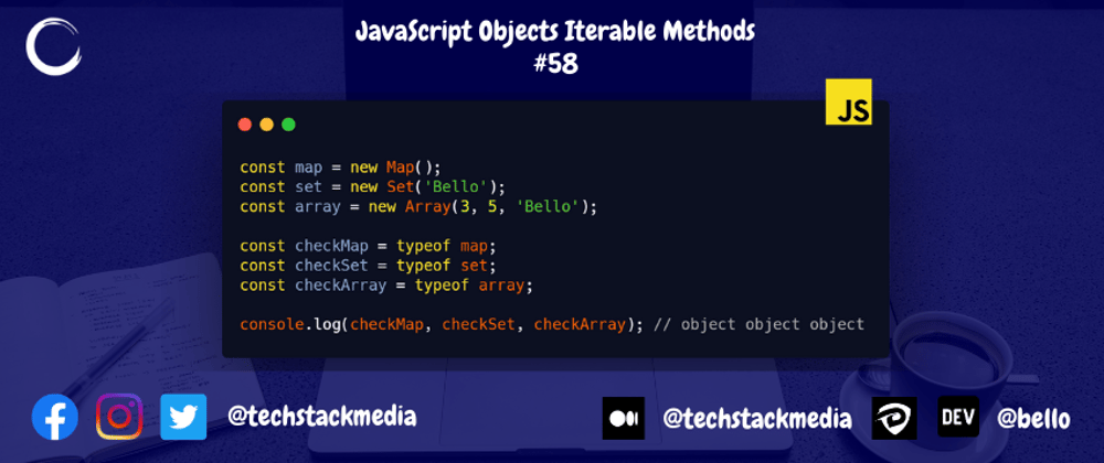 Cover image for JavaScript Objects Iterable Methods