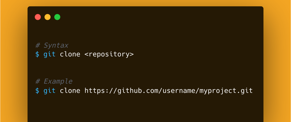 Cover image for Clone your first Git repository