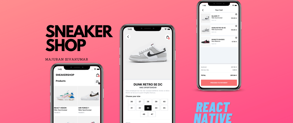 Cover image for SneakerShop Tutorial : Home Screen ✨👟✨