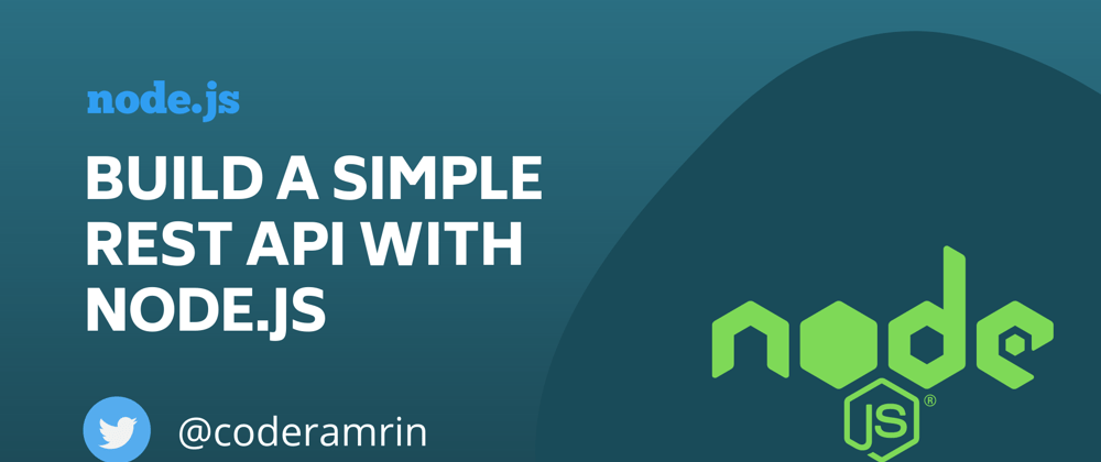Cover image for Let's build a simple REST API with Node.js and Express