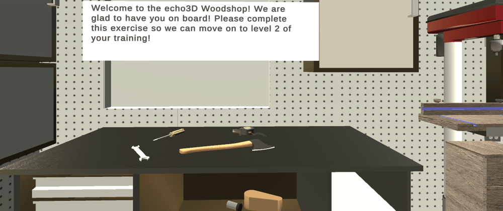 Cover image for Manage 3D Tools on the Cloud in this Woodshop Training Demo (Unity Tutorial)