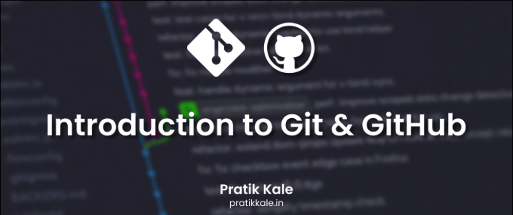 Cover image for Introduction to Git & GitHub