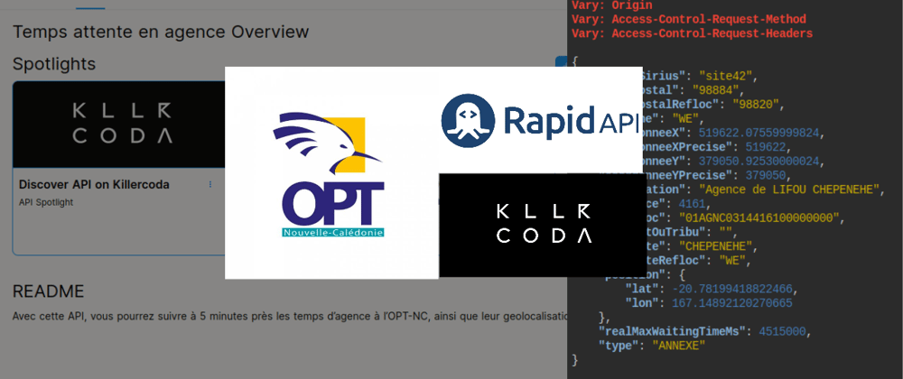 Cover image for 🗠 Waiting time in OPT-NC agencies... on Rapidapi.com