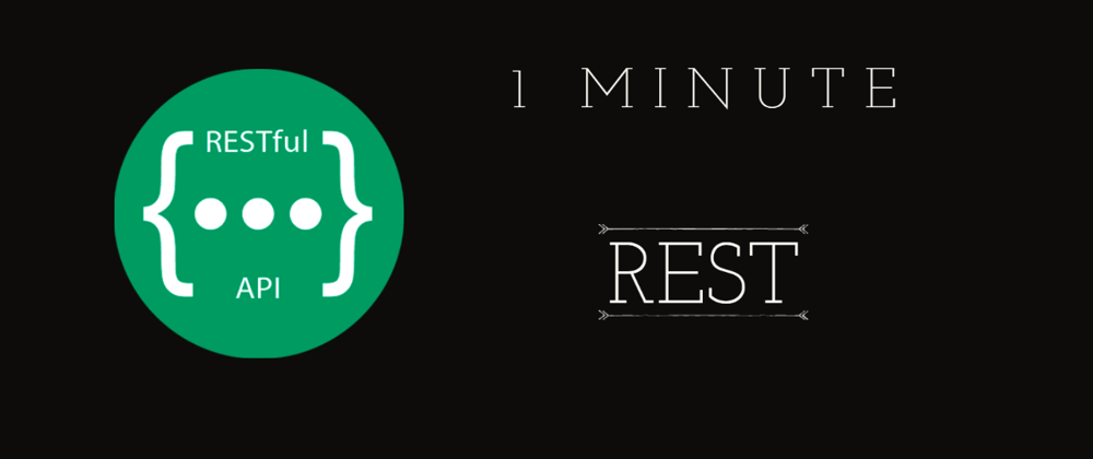 Cover image for In One Minute : REST (REpresentational State Transfer)