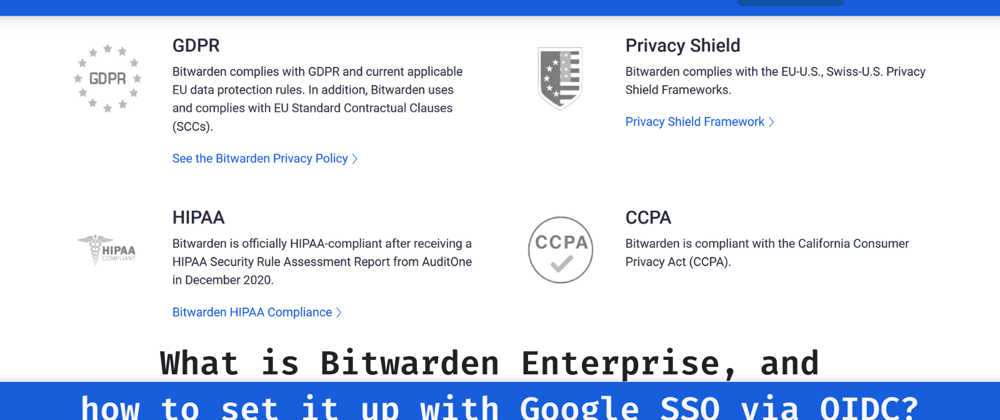 Cover image for 🔒Improve Bitwarden Enterprise management with Google SSO
