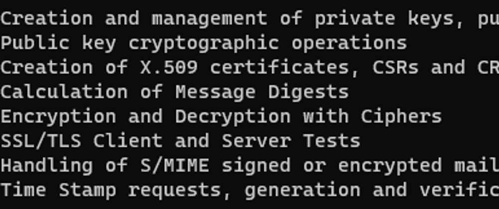 Cover image for OpenSSL generating self-signed certificates - part 2
