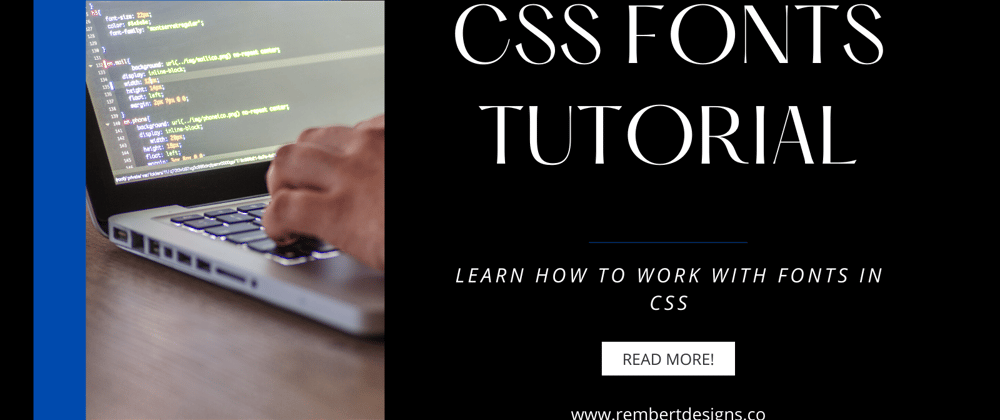 Cover image for CSS Fonts Tutorial