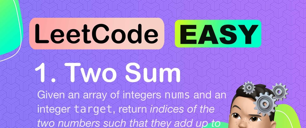 Cover image for 1. Two Sum