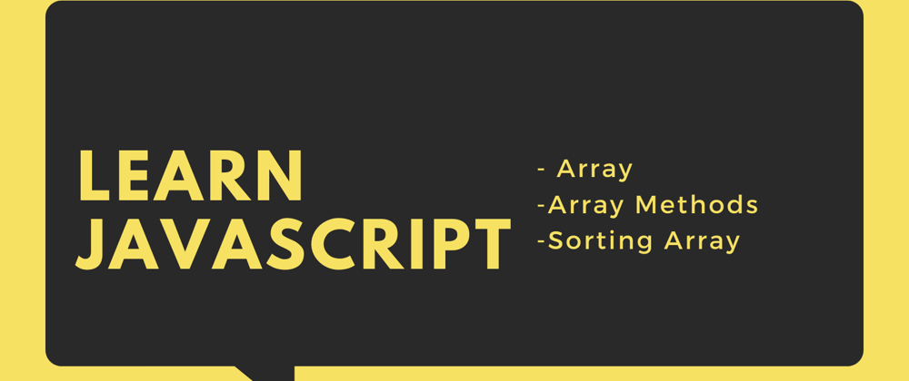 Cover image for Learn Javascript __Array