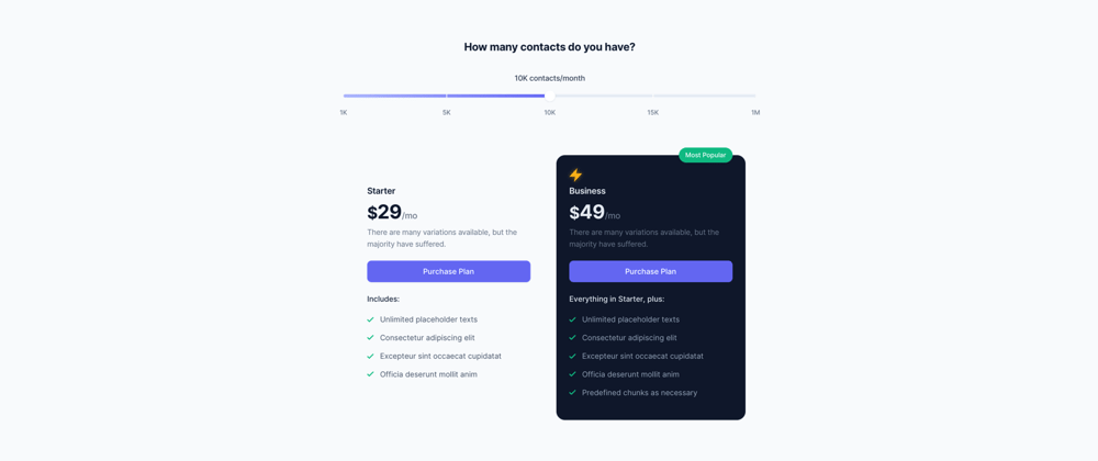 Cover image for Creating a Pricing Table with Range Slider using Tailwind CSS and Alpine.js
