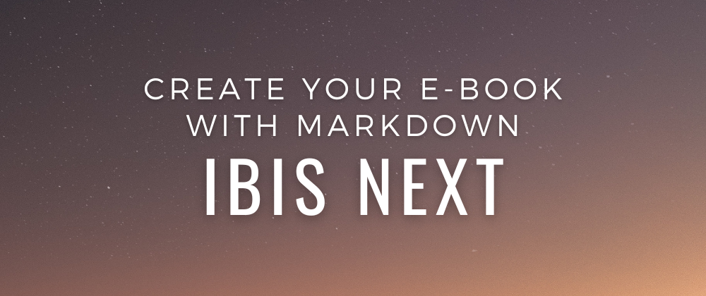 创建您的电子书：将Markdown转换为PDF和EPUB的封面图片