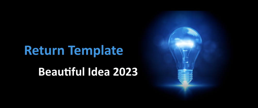 Cover image for 🎬 Video - Beautiful Idea 2023 - Return Template