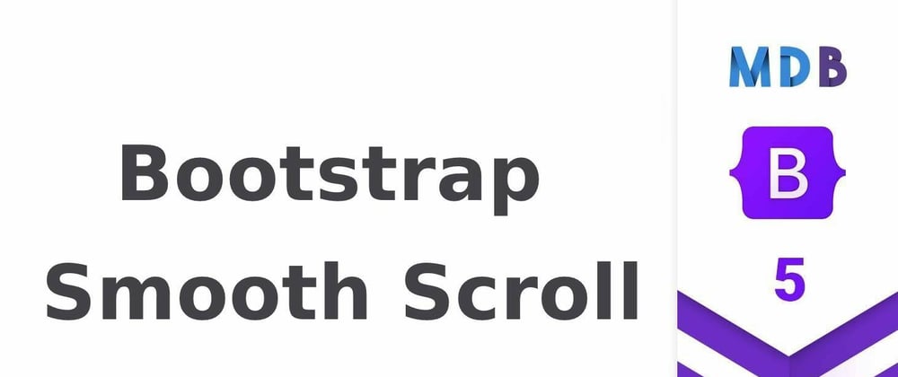 Cover image for Bootstrap 5 Smooth scroll