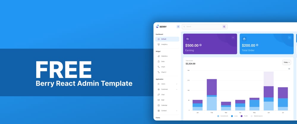 Cover image for It's out now - Berry Free React Admin Template