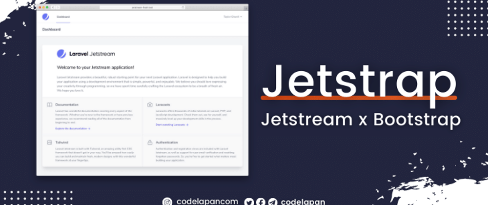 Cover image for How to Replace Tailwindcss with Bootstrap in Jetstream Laravel