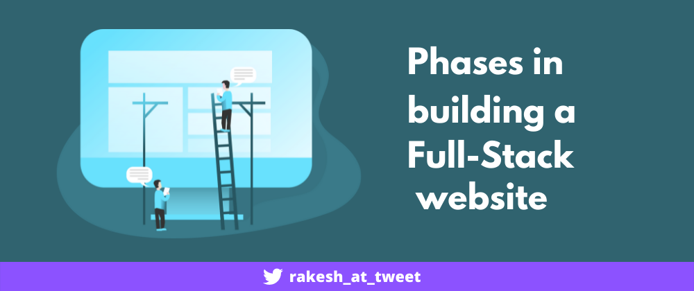 Cover image for The flow of building a full-stack web application