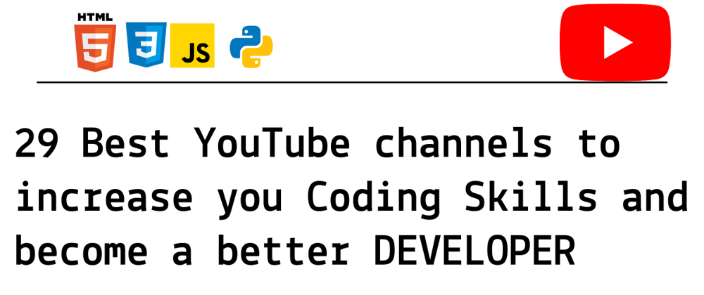 Cover image for 29 best YouTube channels to learn to code and become a better Developer