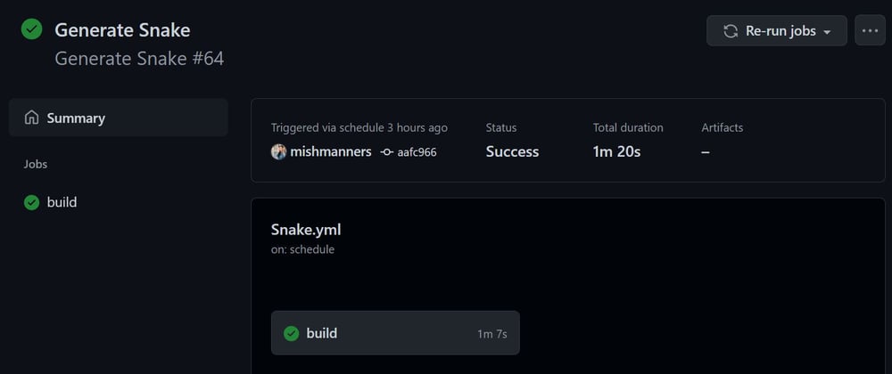 Cover image for How to enable GitHub Actions on your Profile README for a snake-eating contribution graph 🐍