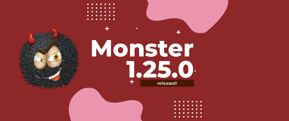 Cover image for Monster 1.25 released