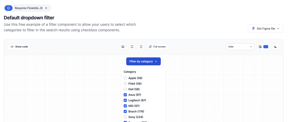 Cover image for How to build a dropdown filter component with Tailwind CSS and Flowbite