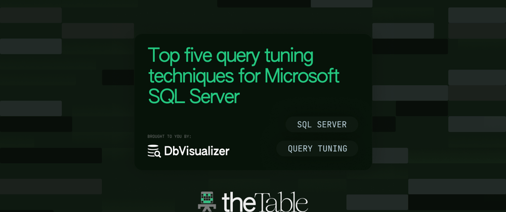 Cover image for Top five query tuning techniques for Microsoft SQL Server