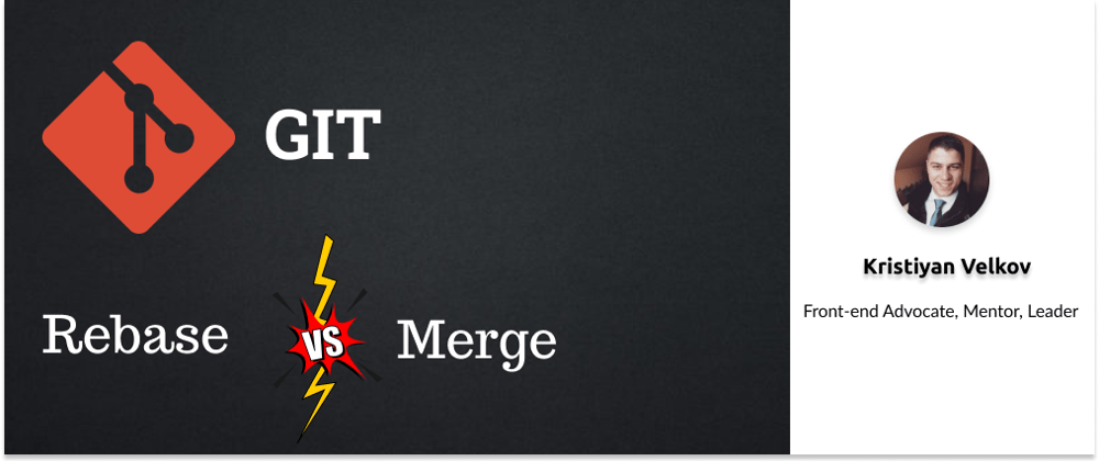Cover image for GIT: rebase VS merge (simple)