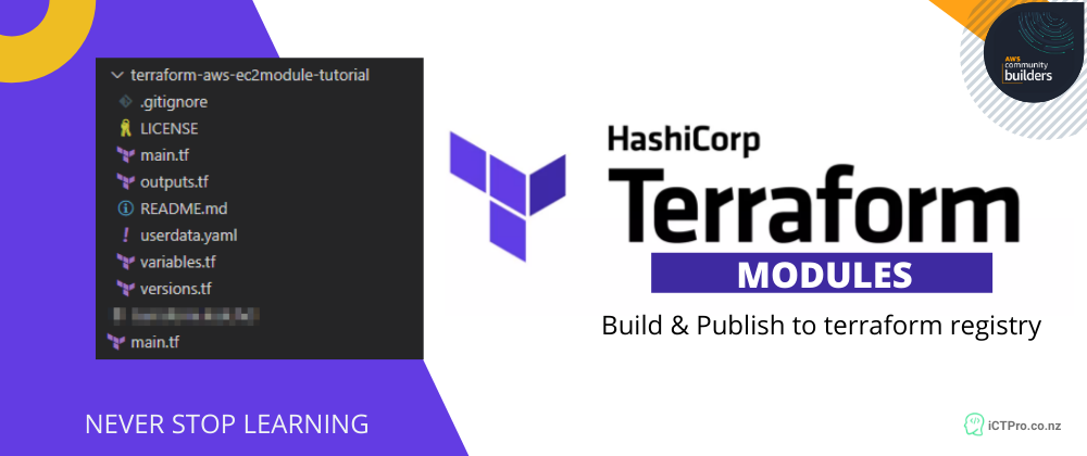 Cover image for All about terraform Modules - Create & Publish your own modules