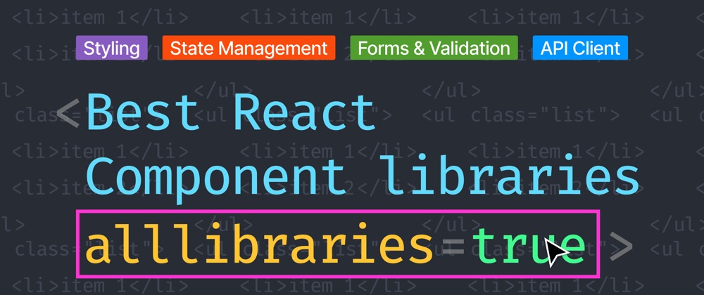Cover image for Every React Developer should know these libraries