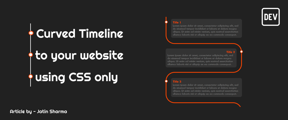 Cover image for Curved Timeline in CSS