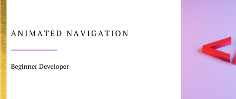 Cover image for Animated Navigation