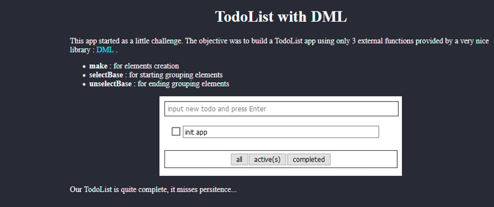 Cover image for TodoList part 4/n