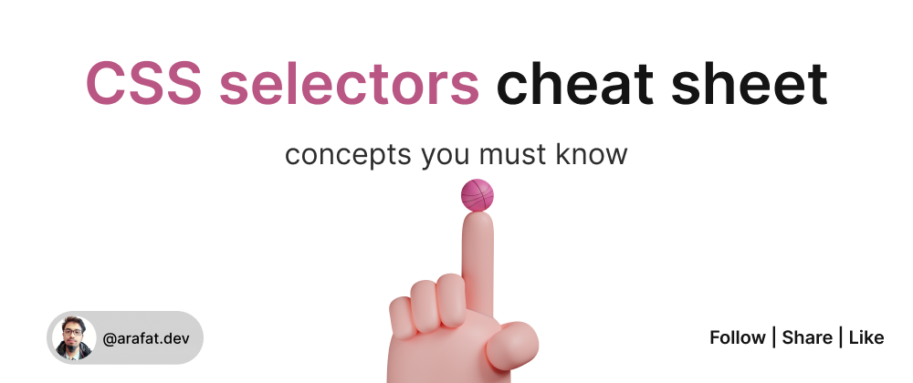 Cover image for The Only "CSS Selectors" Tutorial You Will Ever Need🔥