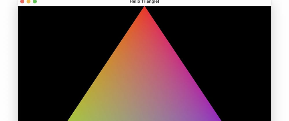Cover image for 🤘🏻 TUTORIAL: Metal HelloTriangle using Swift 5 and no Xcode