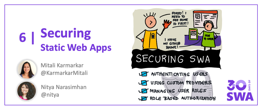 Cover image for #05: Securing Static Web Apps