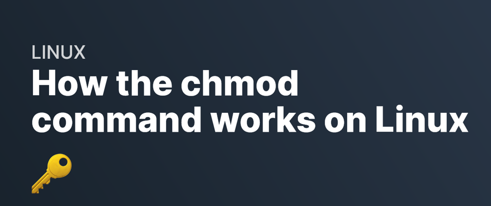 Cover image for How the chmod command works on linux