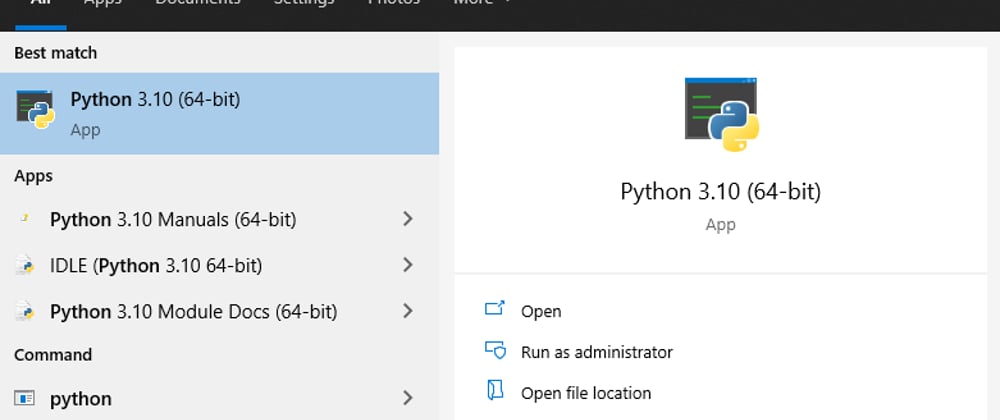 Cover image for Installing Python3 in Windows10