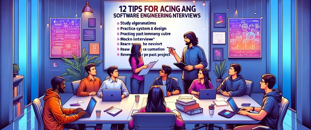 Cover Image for 12 Tips for Acing MAANG Software Engineering Interviews